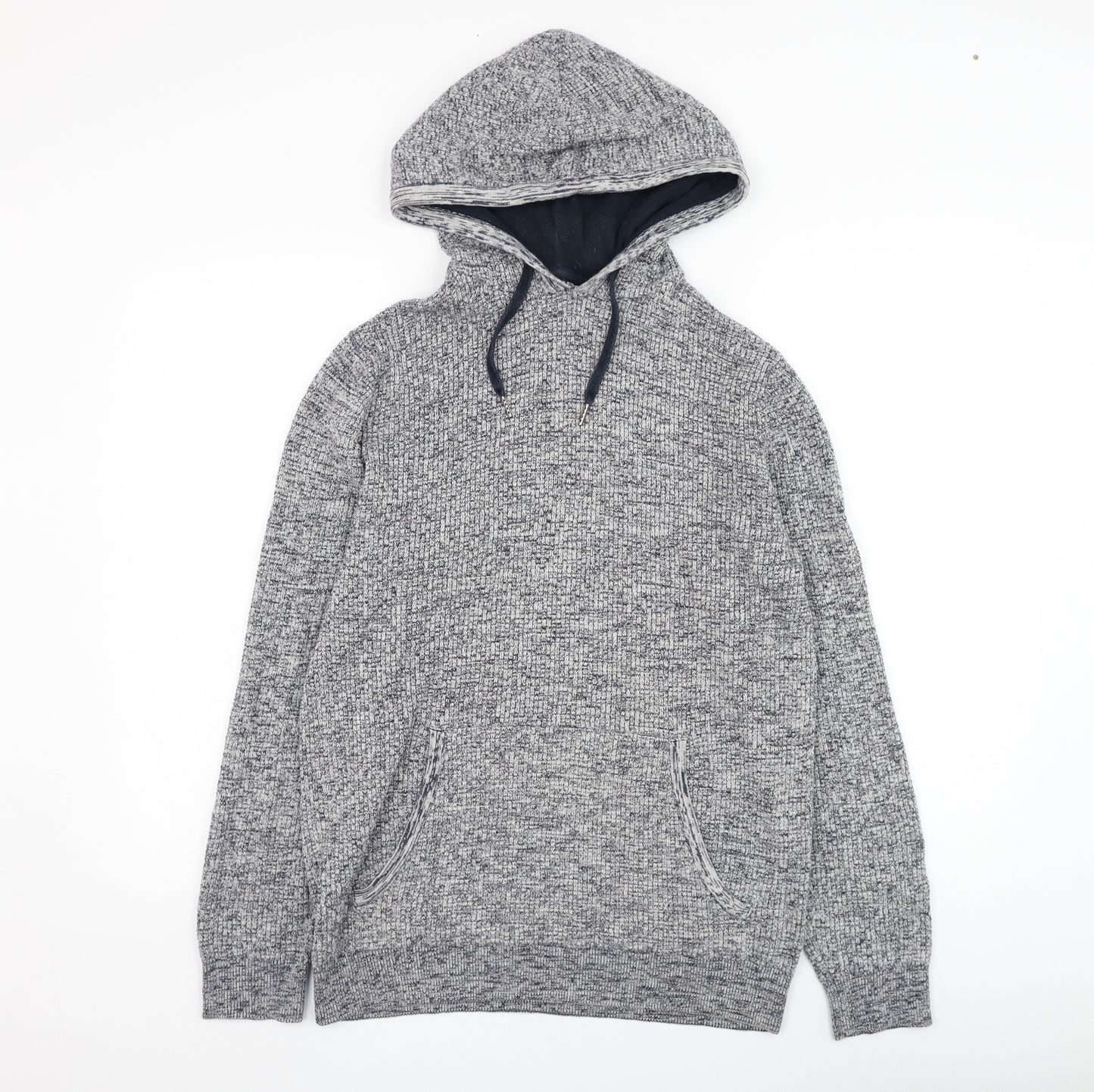 NEXT Mens Blue  Cotton Pullover Hoodie Size M