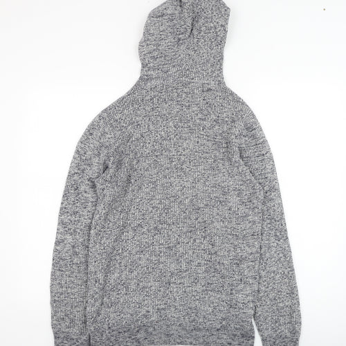 NEXT Mens Blue  Cotton Pullover Hoodie Size M