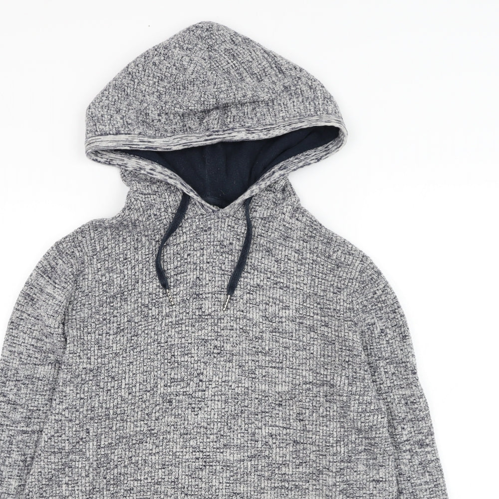 NEXT Mens Blue  Cotton Pullover Hoodie Size M