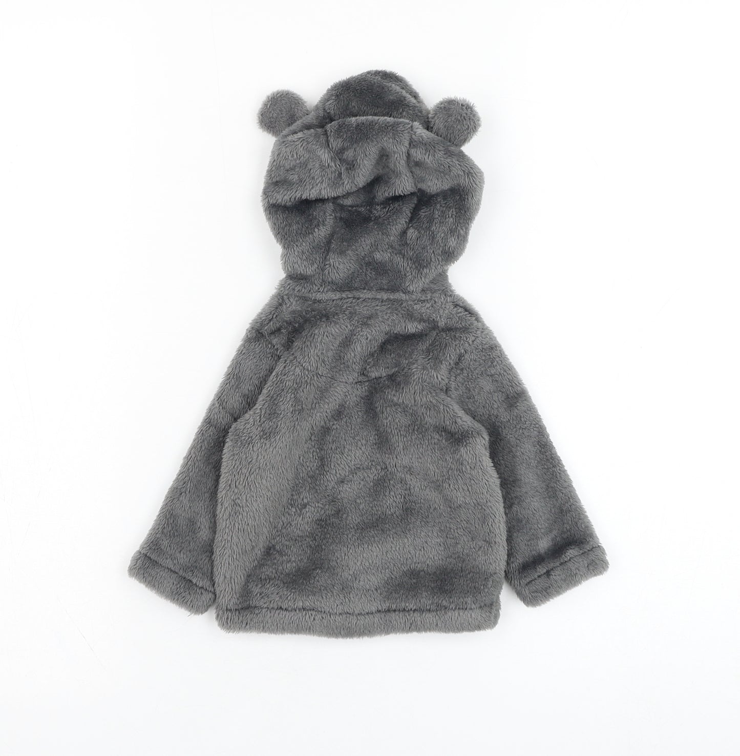 F&F Baby Grey  Polyester Full Zip Jumper Size 0-3 Months  Zip