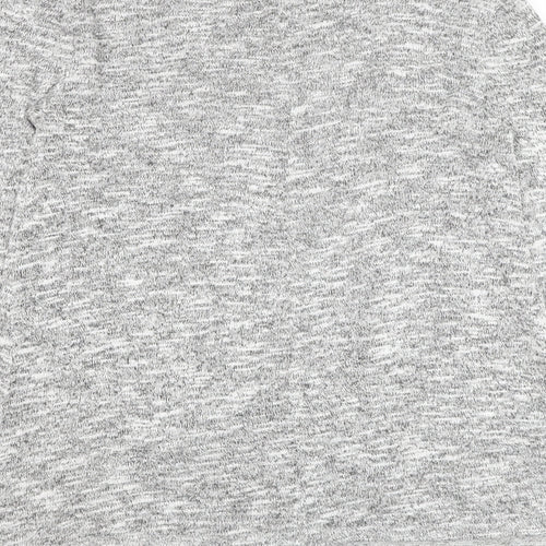 New Look Womens Grey Round Neck  Viscose Pullover Jumper Size 8