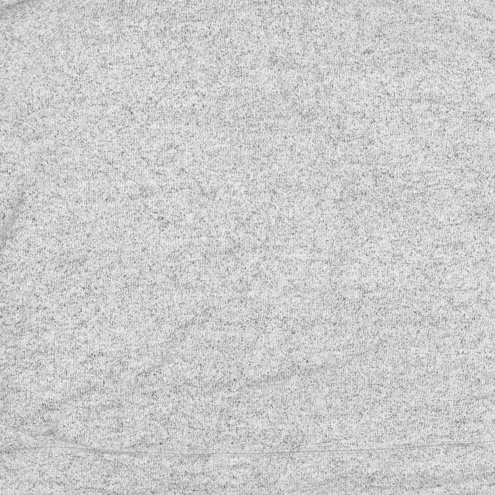 F&F Womens Grey Round Neck  Viscose Pullover Jumper Size 14