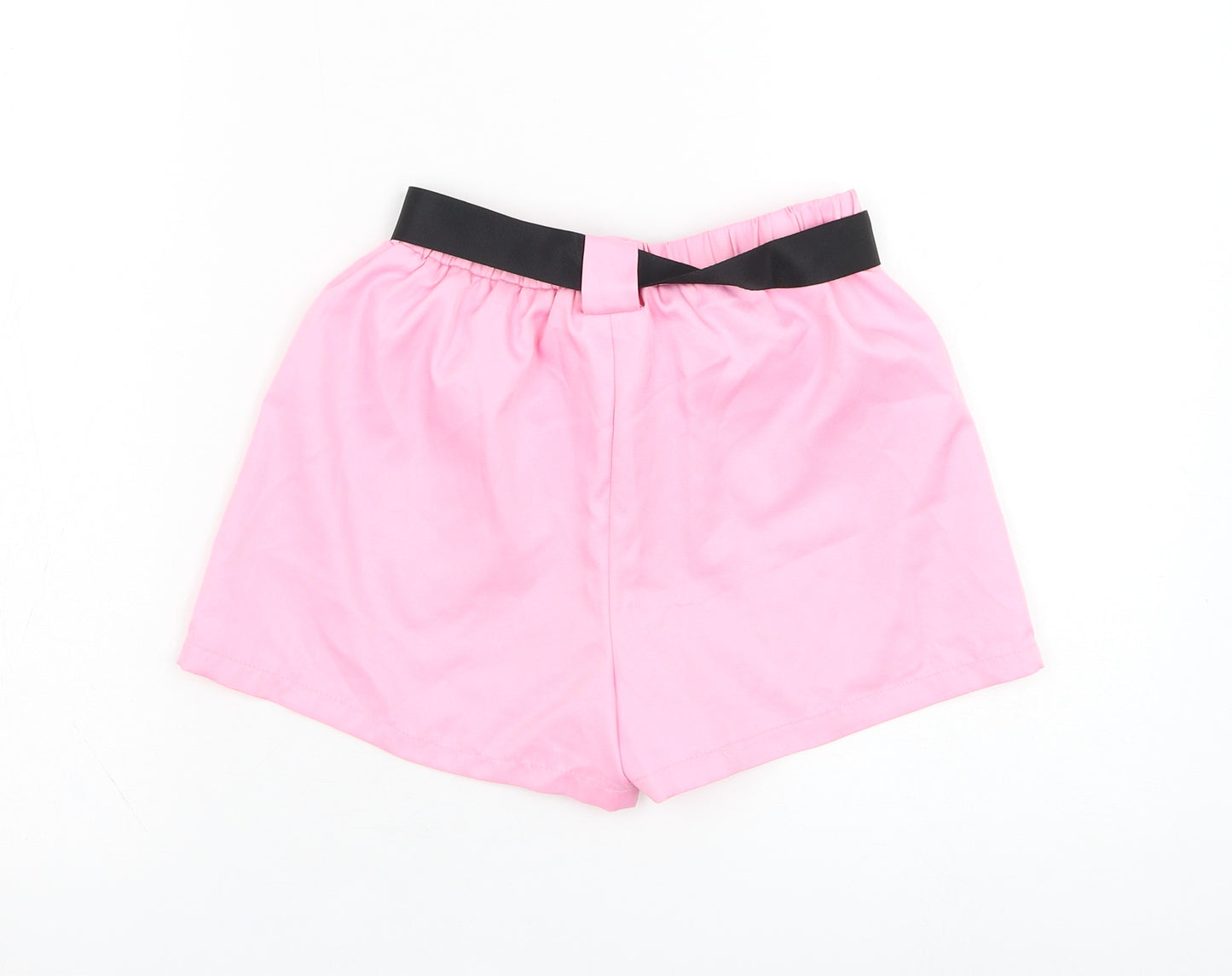 SheIn Girls Pink  Polyester Bermuda Shorts Size 8-9 Years  Regular