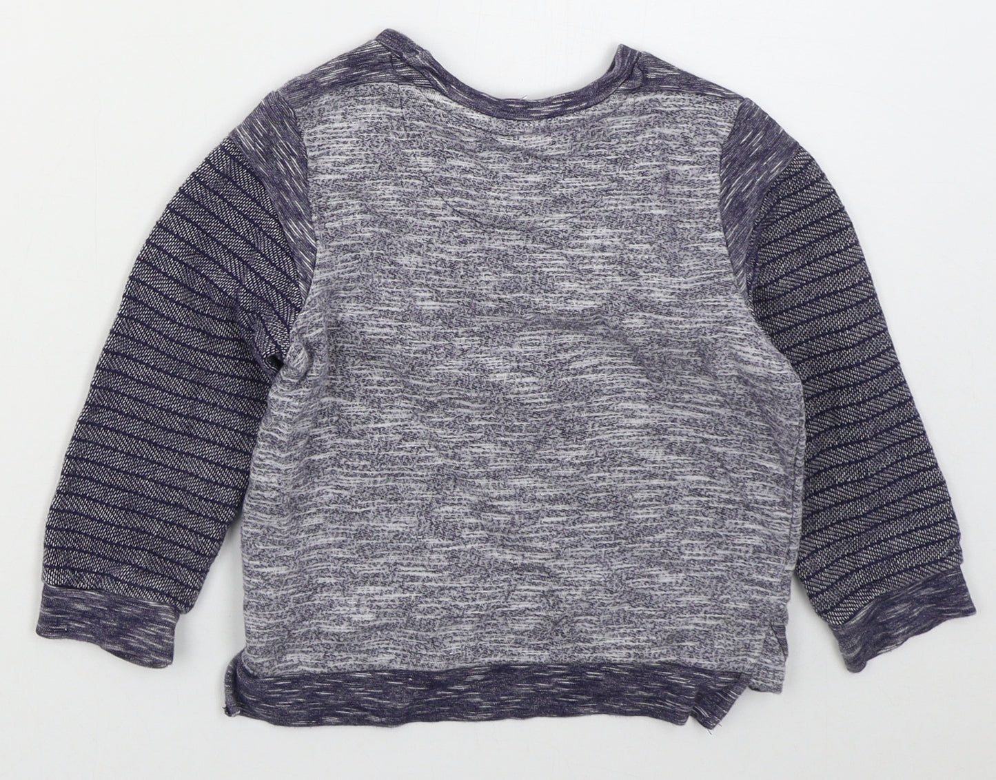 Nutmeg Boys Blue Striped Cotton Pullover Sweatshirt Size 2-3 Years  Pullover