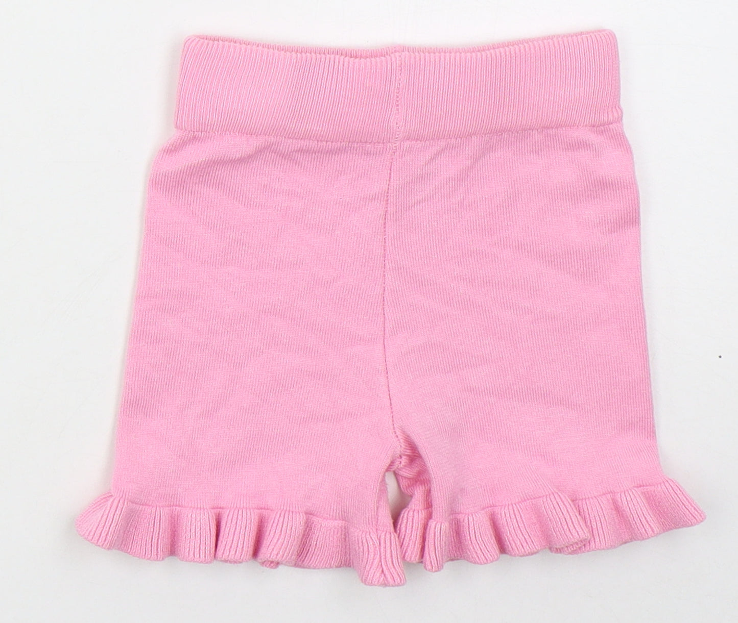 Yoyo S Girls Red  Acrylic Mom Shorts Size 6 Years  Regular