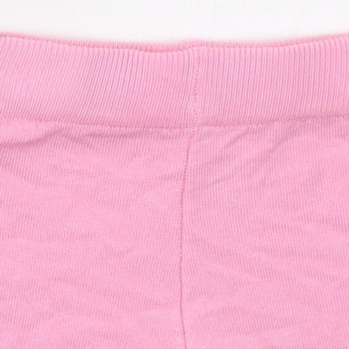 Yoyo S Girls Red  Acrylic Mom Shorts Size 6 Years  Regular