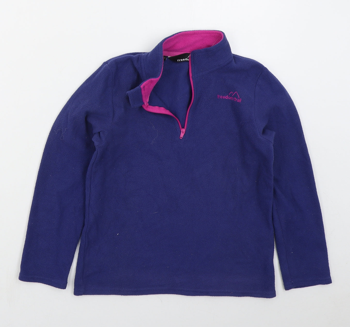 Freedom Trail Girls Blue   Jacket  Size 7-8 Years  Zip