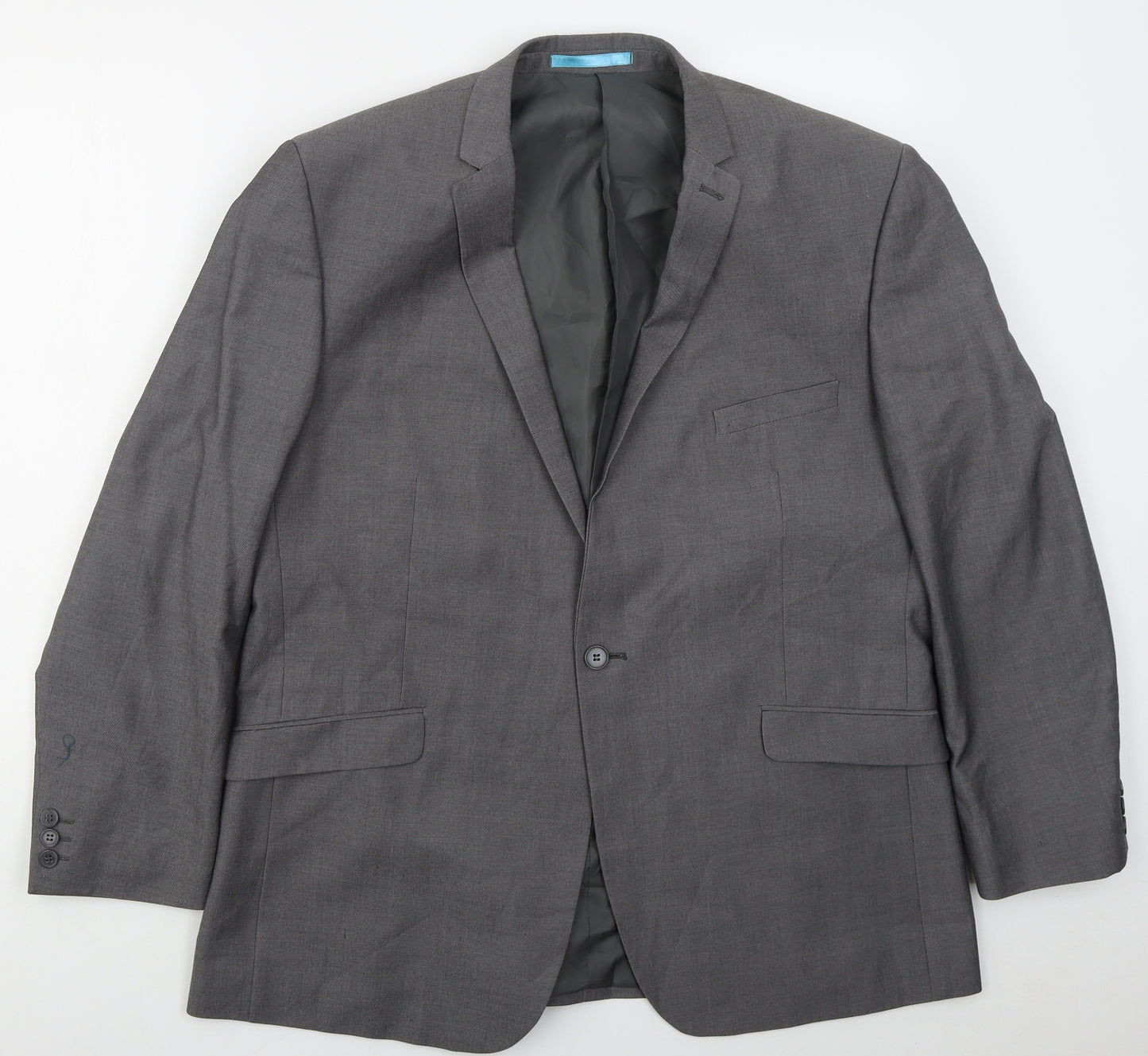 Burton Mens Grey  Polyester Jacket Suit Jacket Size 46