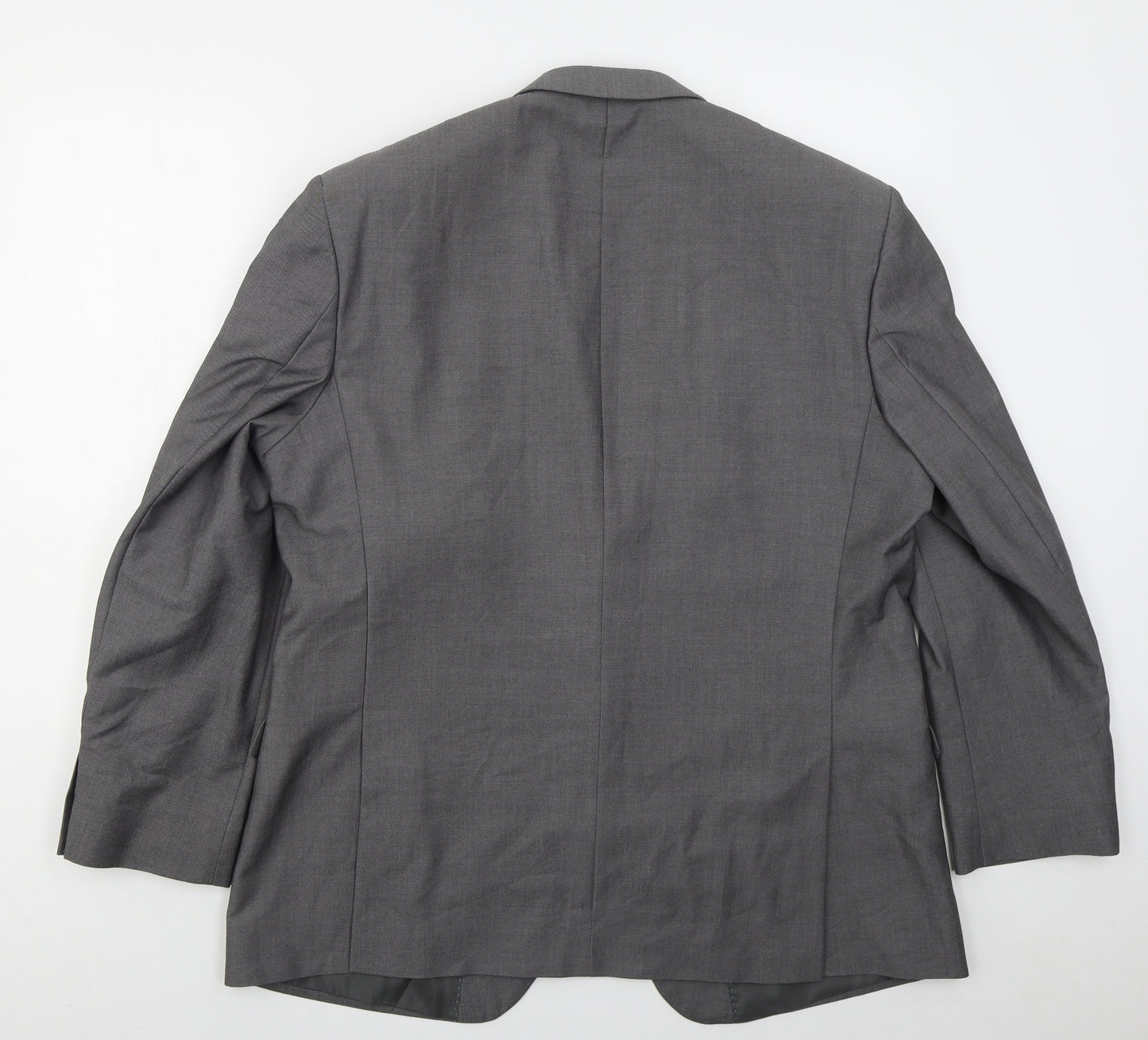 Burton Mens Grey  Polyester Jacket Suit Jacket Size 46