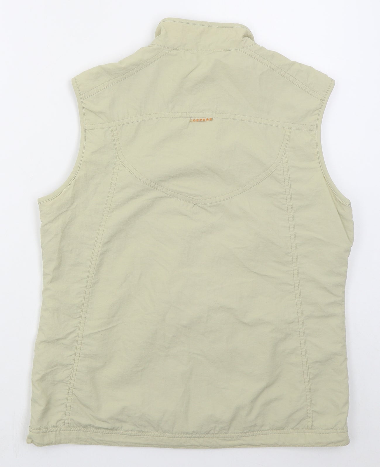 Icepeak Womens Beige   Gilet Coat Size 14  Zip