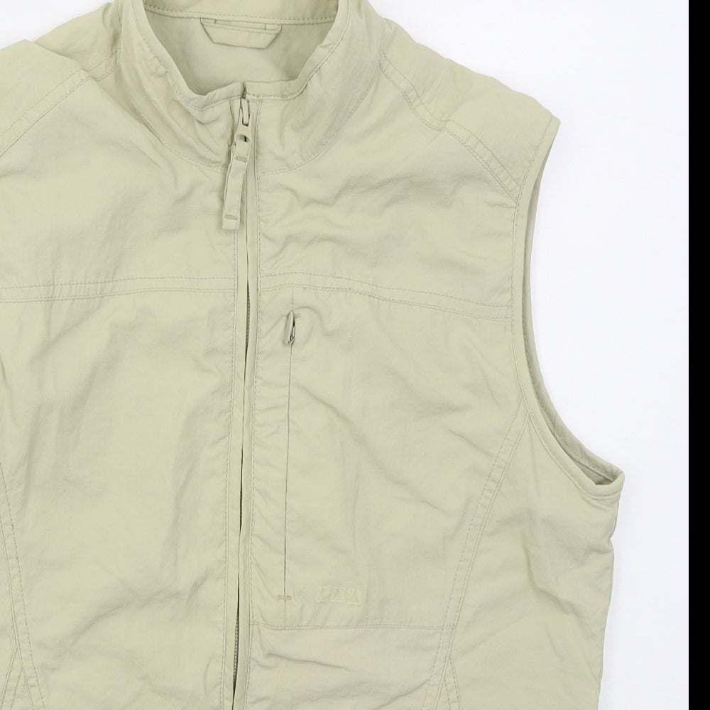 Icepeak Womens Beige   Gilet Coat Size 14  Zip