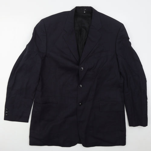 NEXT Mens Blue  Wool Jacket Suit Jacket Size 42