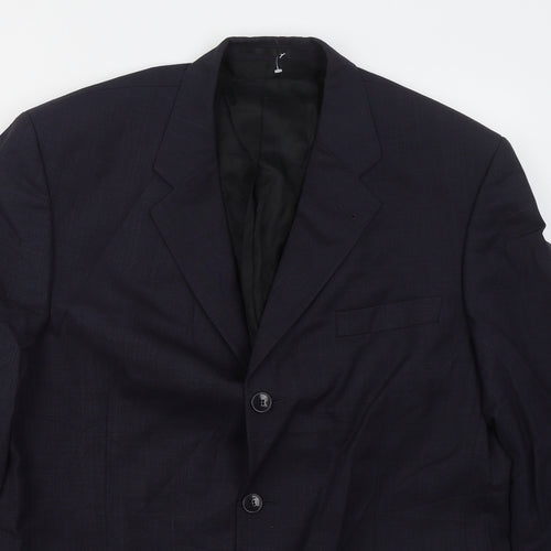 NEXT Mens Blue  Wool Jacket Suit Jacket Size 42