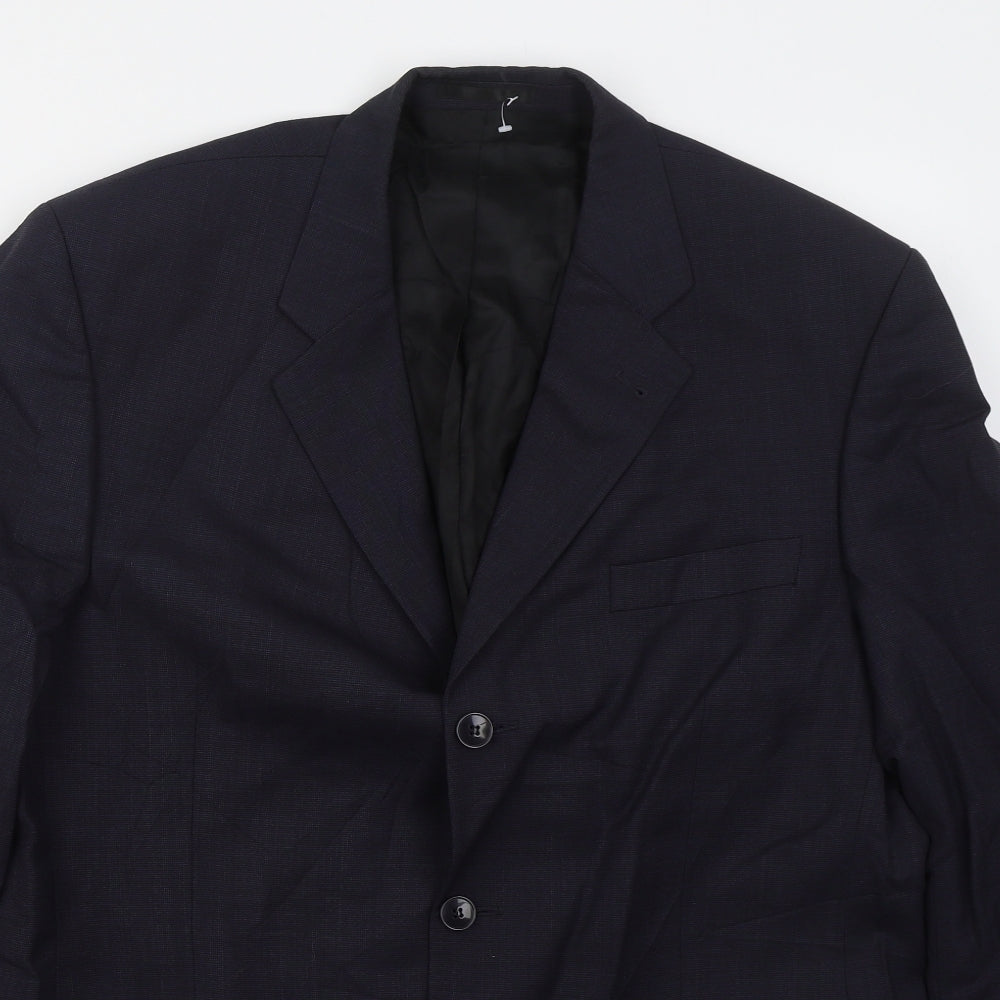 NEXT Mens Blue  Wool Jacket Suit Jacket Size 42
