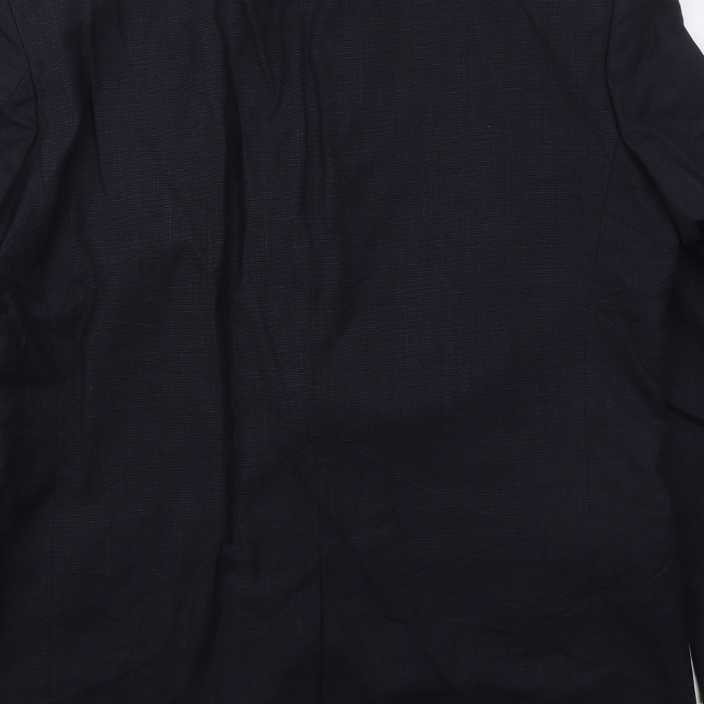 NEXT Mens Blue  Wool Jacket Suit Jacket Size 42