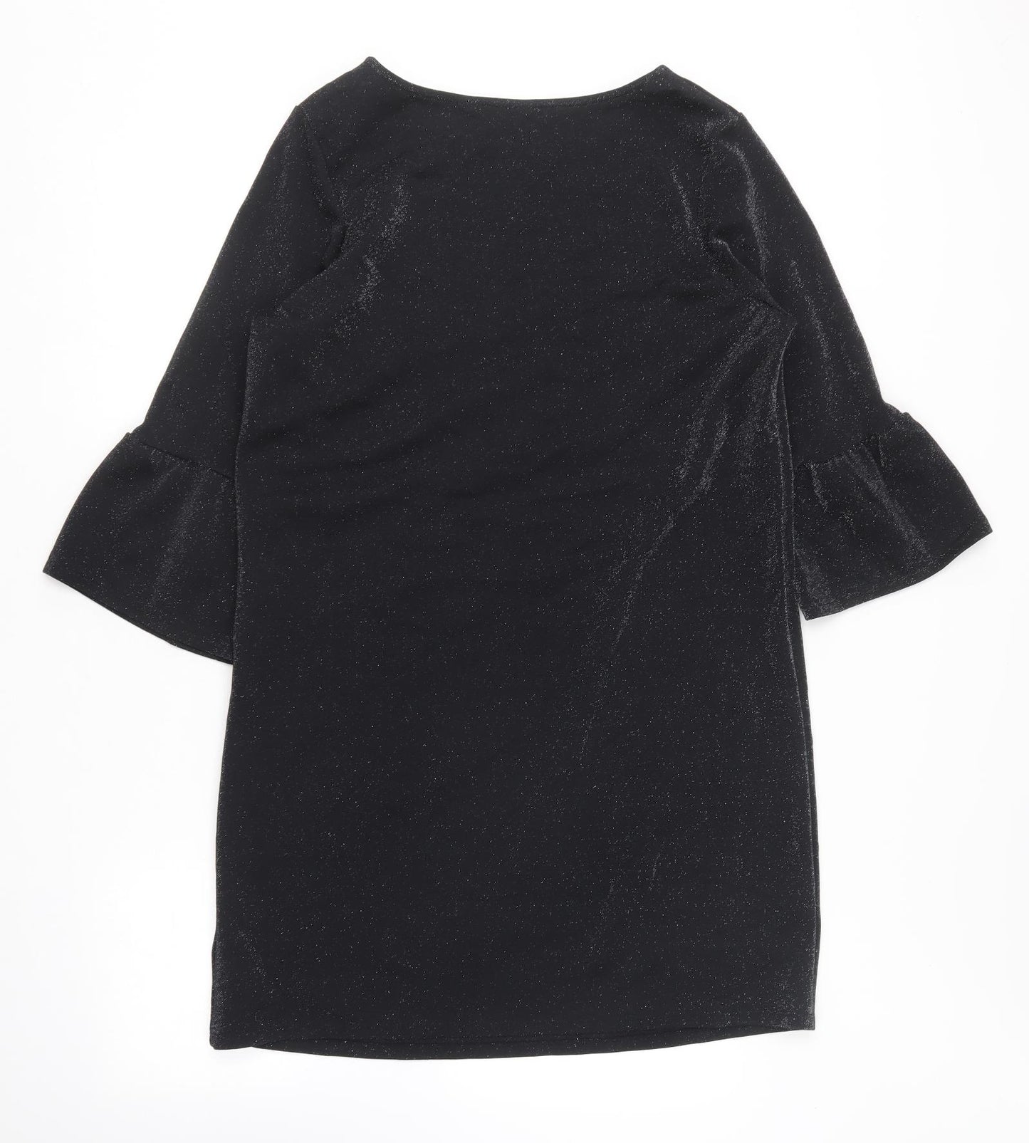F&F Womens Black  Polyamide Shift  Size 14  Round Neck
