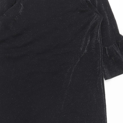 F&F Womens Black  Polyamide Shift  Size 14  Round Neck