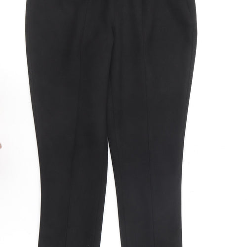 Gallery Womens Black  Polyester Carrot Leggings Size 8 L27 in