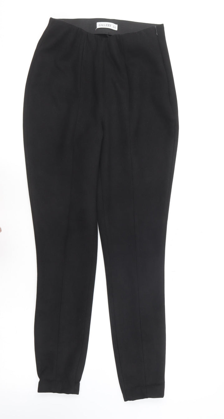 Gallery Womens Black Polyester Carrot Leggings Size 8 L27 in
