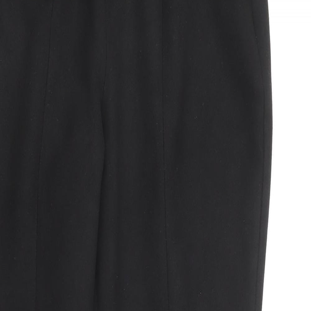 Gallery Womens Black  Polyester Carrot Leggings Size 8 L27 in