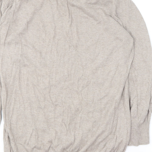 NEXT Womens Brown Round Neck  Cotton Pullover Jumper Size 8