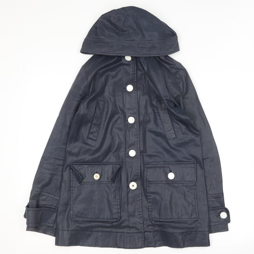 Topshop Womens Blue   Jacket Coat Size 10