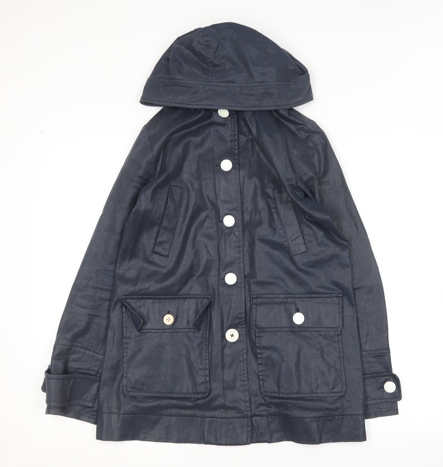 Topshop Womens Blue   Jacket Coat Size 10