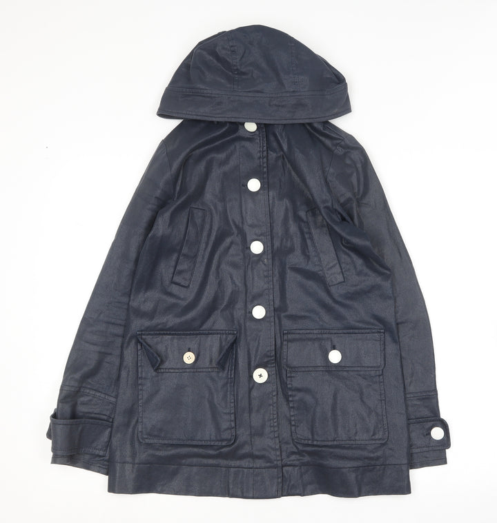 Topshop Womens Blue   Jacket Coat Size 10