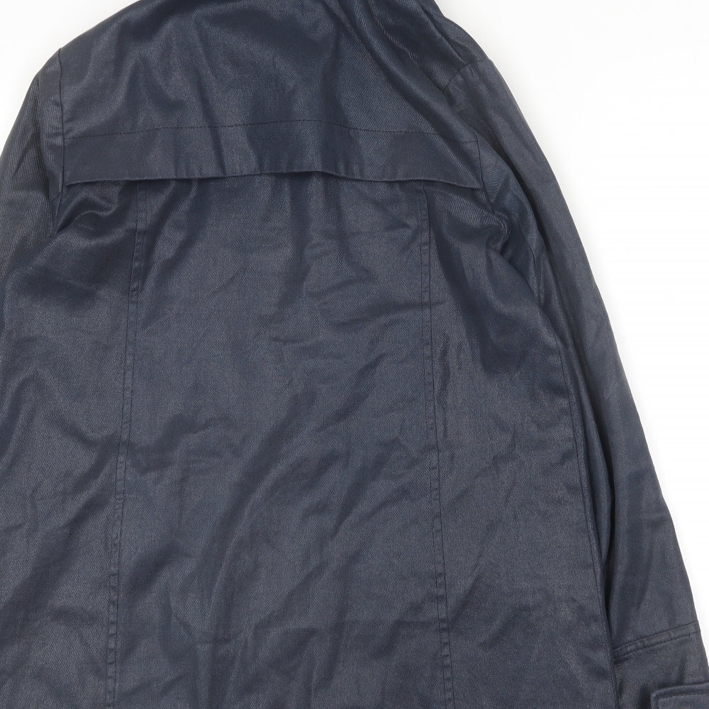 Topshop Womens Blue   Jacket Coat Size 10