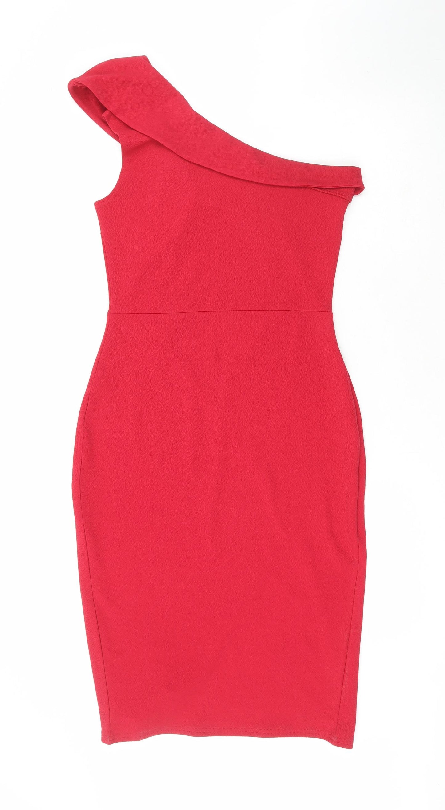 Boohoo Womens Purple  Polyester Pencil Dress  Size 12