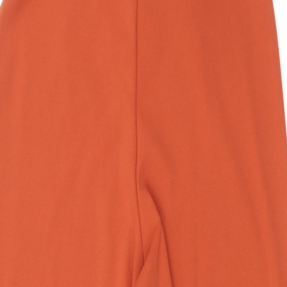 Quiz Womens Orange  Polyester Jumpsuit One-Piece Size 12 L31 in