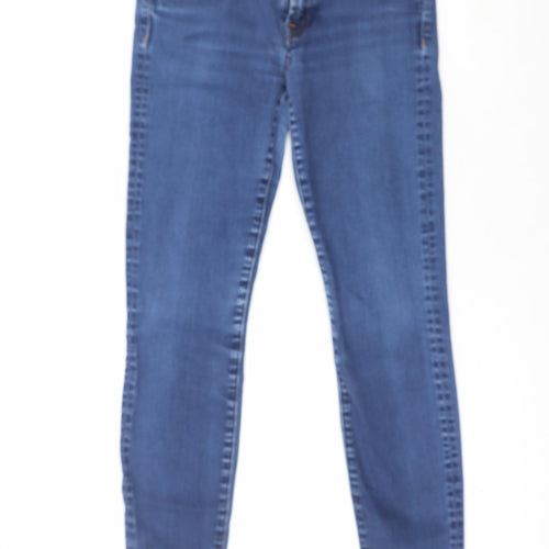 Preworn Mens Blue  Cotton Jegging Jeans Size 28 in L27 in Regular