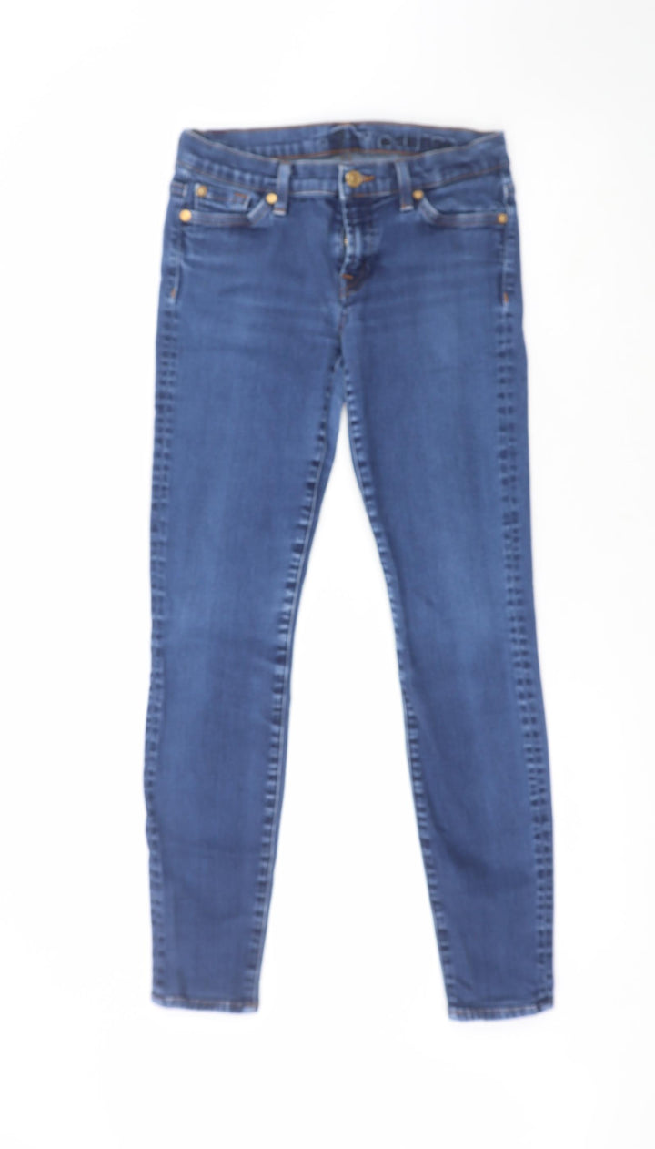 Preworn Mens Blue  Cotton Jegging Jeans Size 28 in L27 in Regular