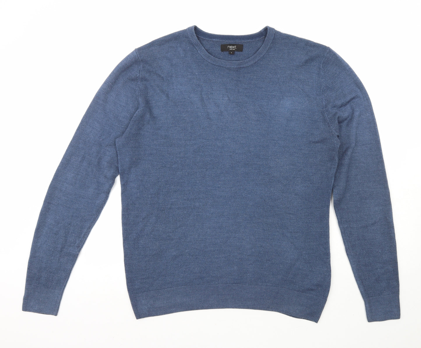 NEXT Mens Blue  Acrylic Pullover Sweatshirt Size L