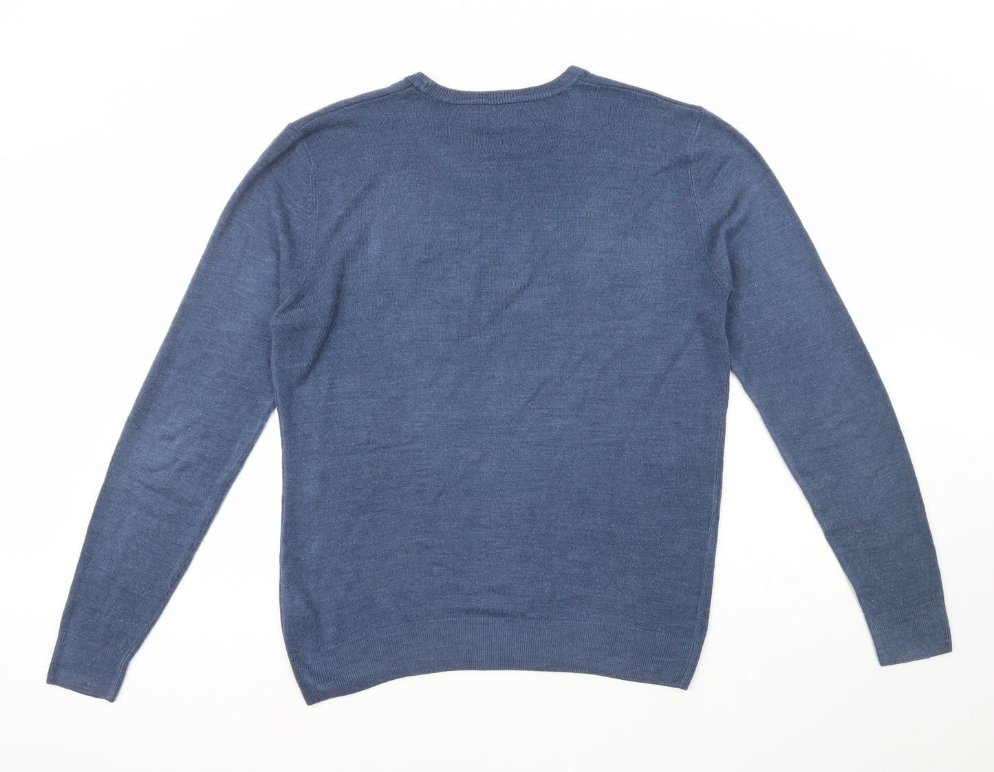 NEXT Mens Blue  Acrylic Pullover Sweatshirt Size L