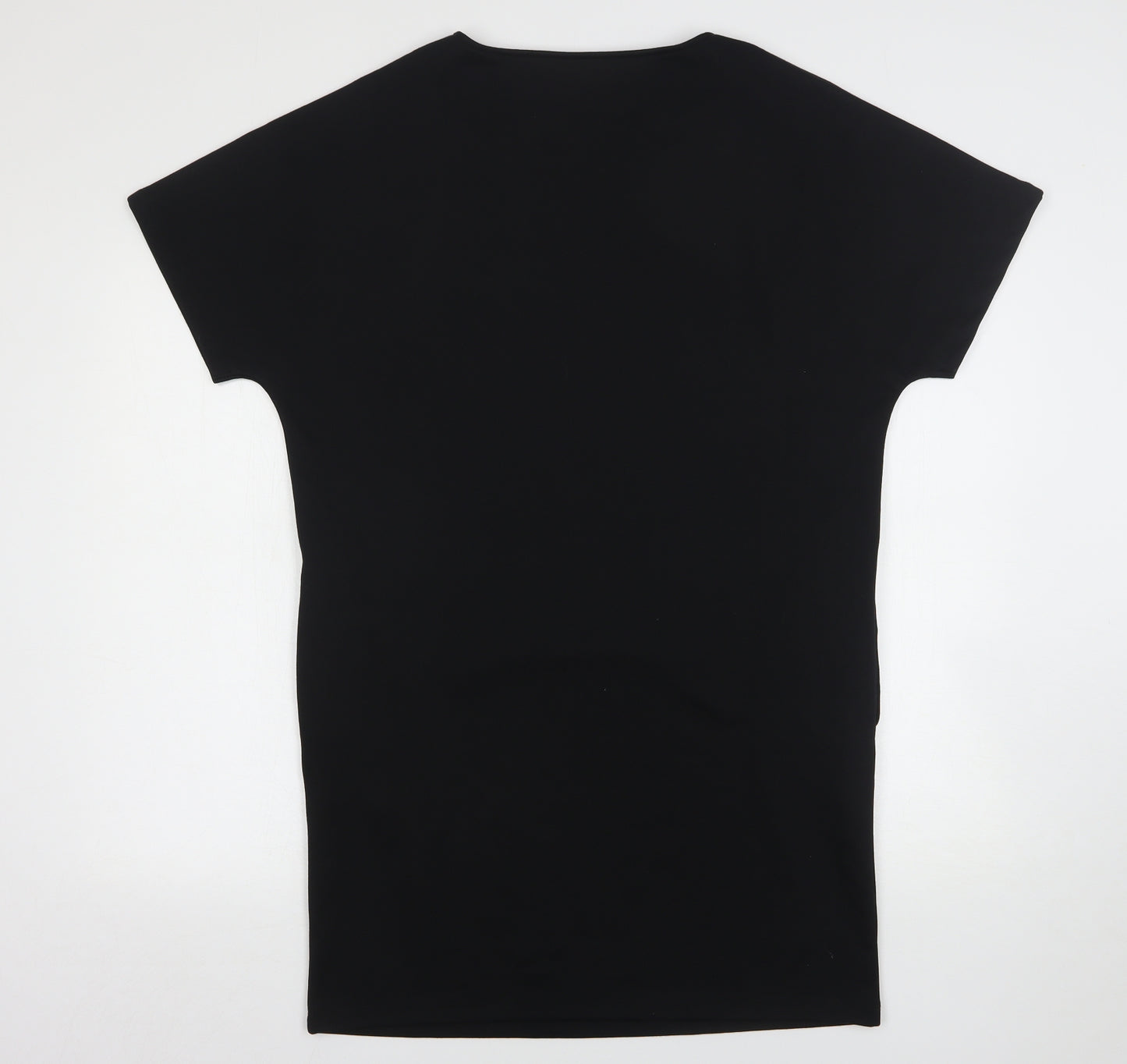 Meraki Womens Black  Polyester Sheath  Size XS  Round Neck