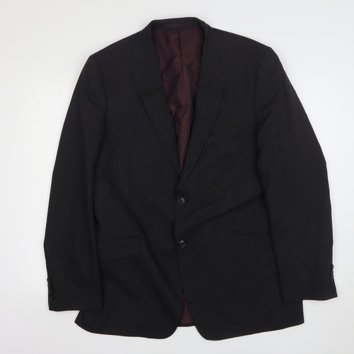 Marks and Spencer Mens Grey  Wool Jacket Suit Jacket Size 42