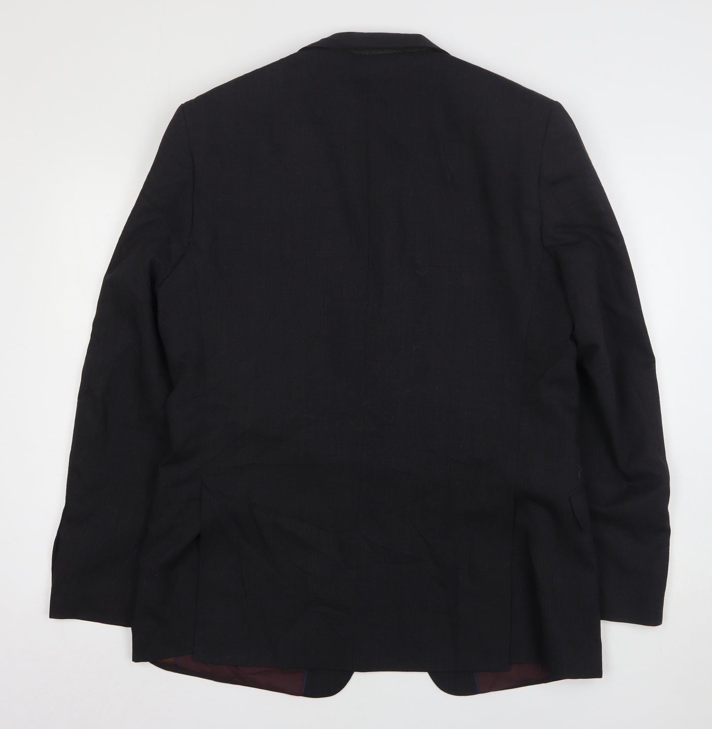 Marks and Spencer Mens Grey  Wool Jacket Suit Jacket Size 42