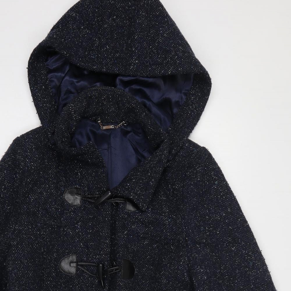 Laura Ashley Womens Blue   Overcoat Coat Size 12