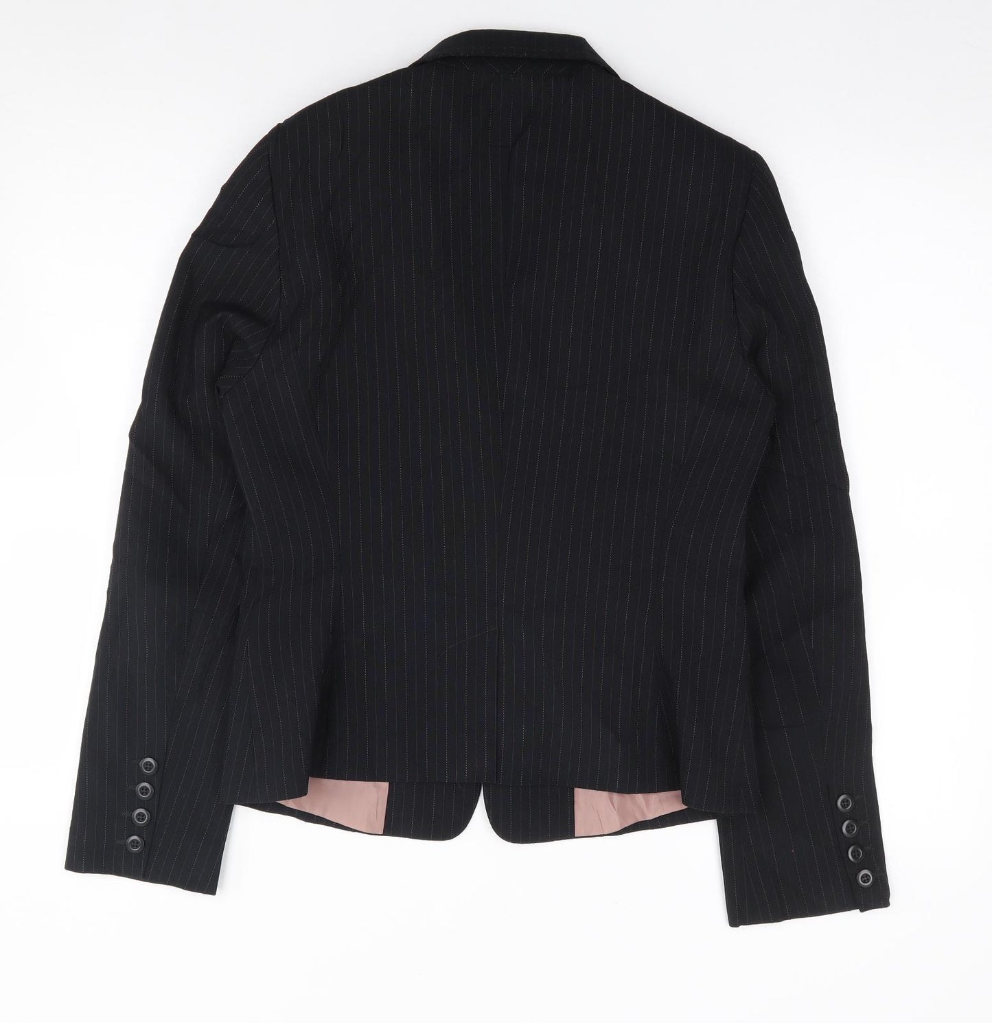 Lime Womens Black   Jacket Blazer Size 12  Button