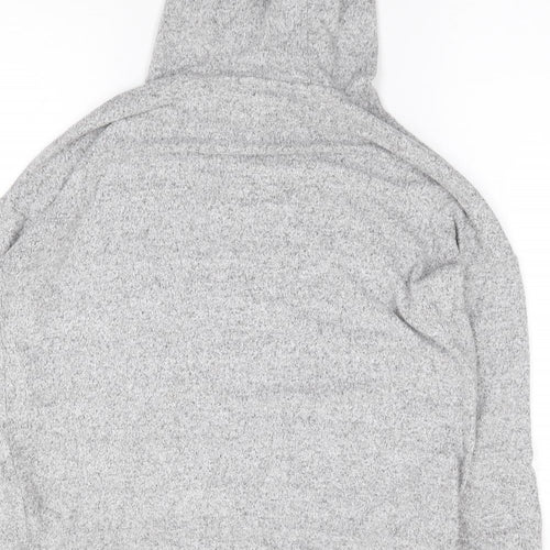 F&F Womens Grey  Viscose Pullover Hoodie Size 10  Pullover - Lounge