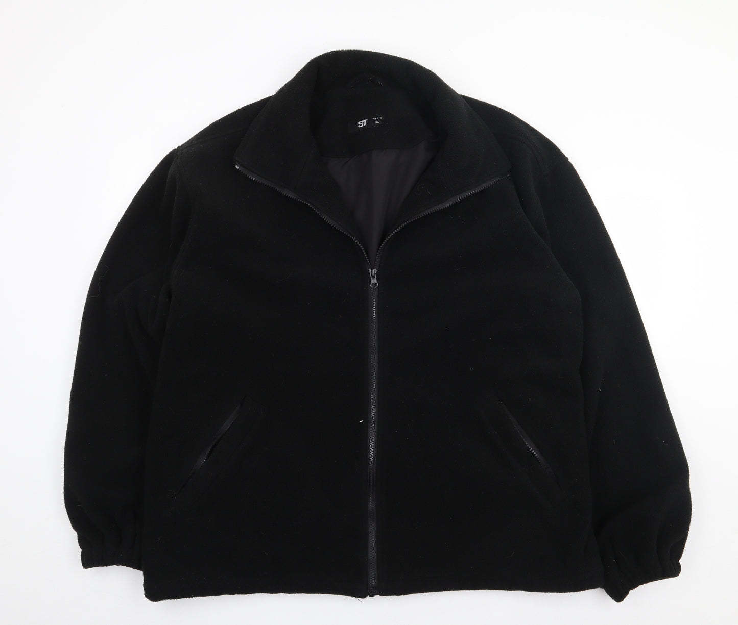 ST Mens Black   Jacket  Size XL  Zip