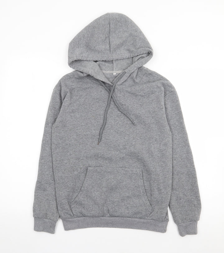 Preworn Womens Grey Polyester Pullover Hoodie Size XS Pullover