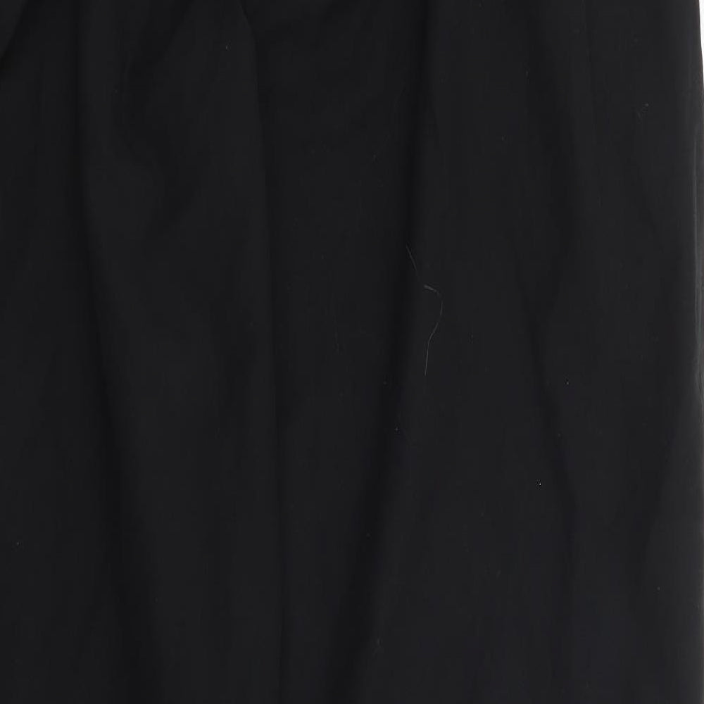 adidas Mens Black  Polyester Jogger Trousers Size M L30 in Regular Drawstring