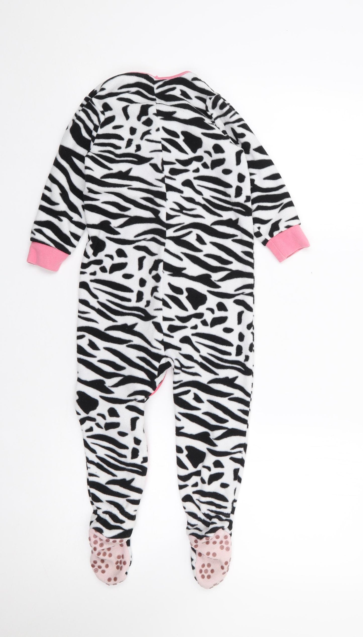 NEXT Girls Multicoloured Animal Print Polyester Top One Piece Size 2-3 Years  Zip