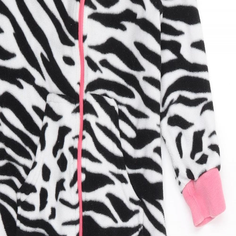 NEXT Girls Multicoloured Animal Print Polyester Top One Piece Size 2-3 Years  Zip
