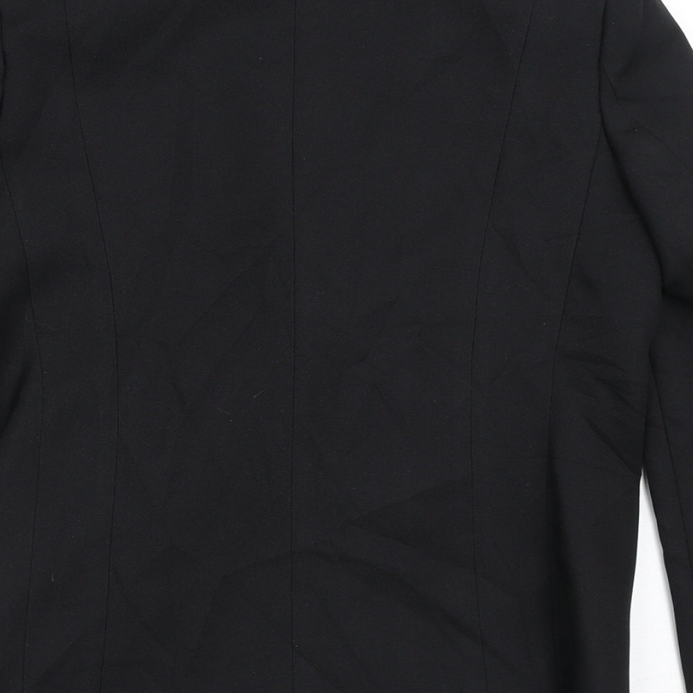 Beaumont Girls Black   Jacket Blazer Size S  Button