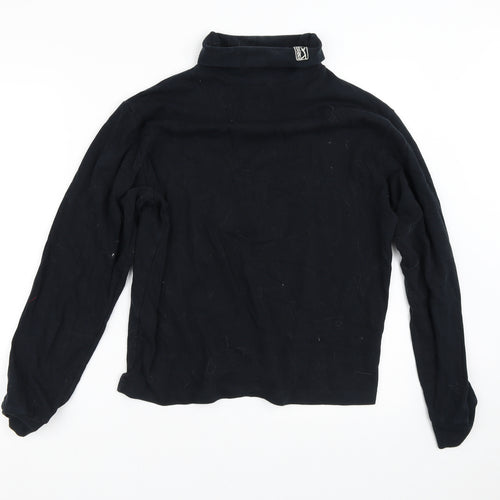 PGA TOUR Womens Black  100% Cotton Pullover Sweatshirt Size S