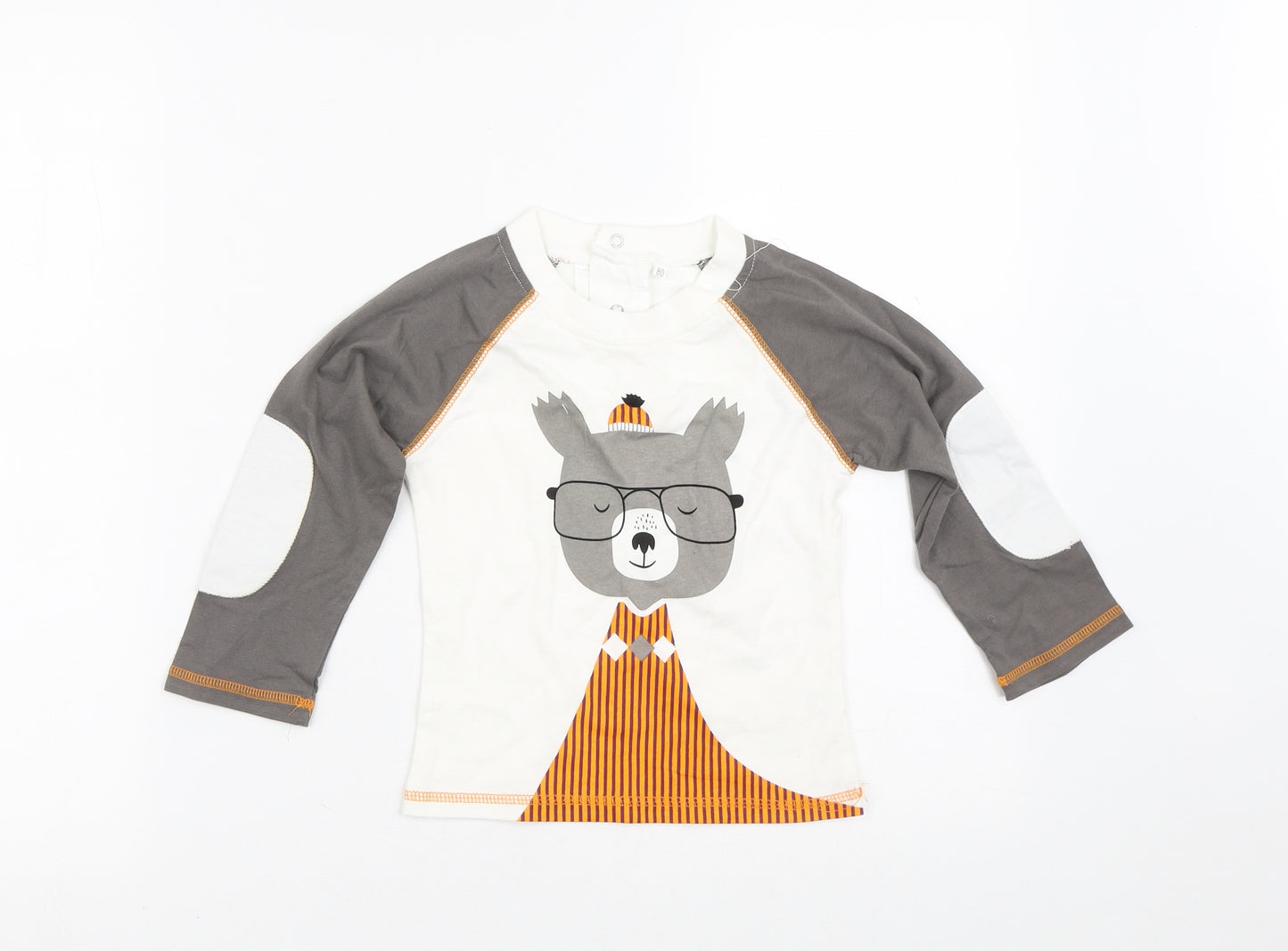 Preworn Baby Multicoloured  Cotton Pullover Casual Size 12-18 Months Crew Neck  - Koala