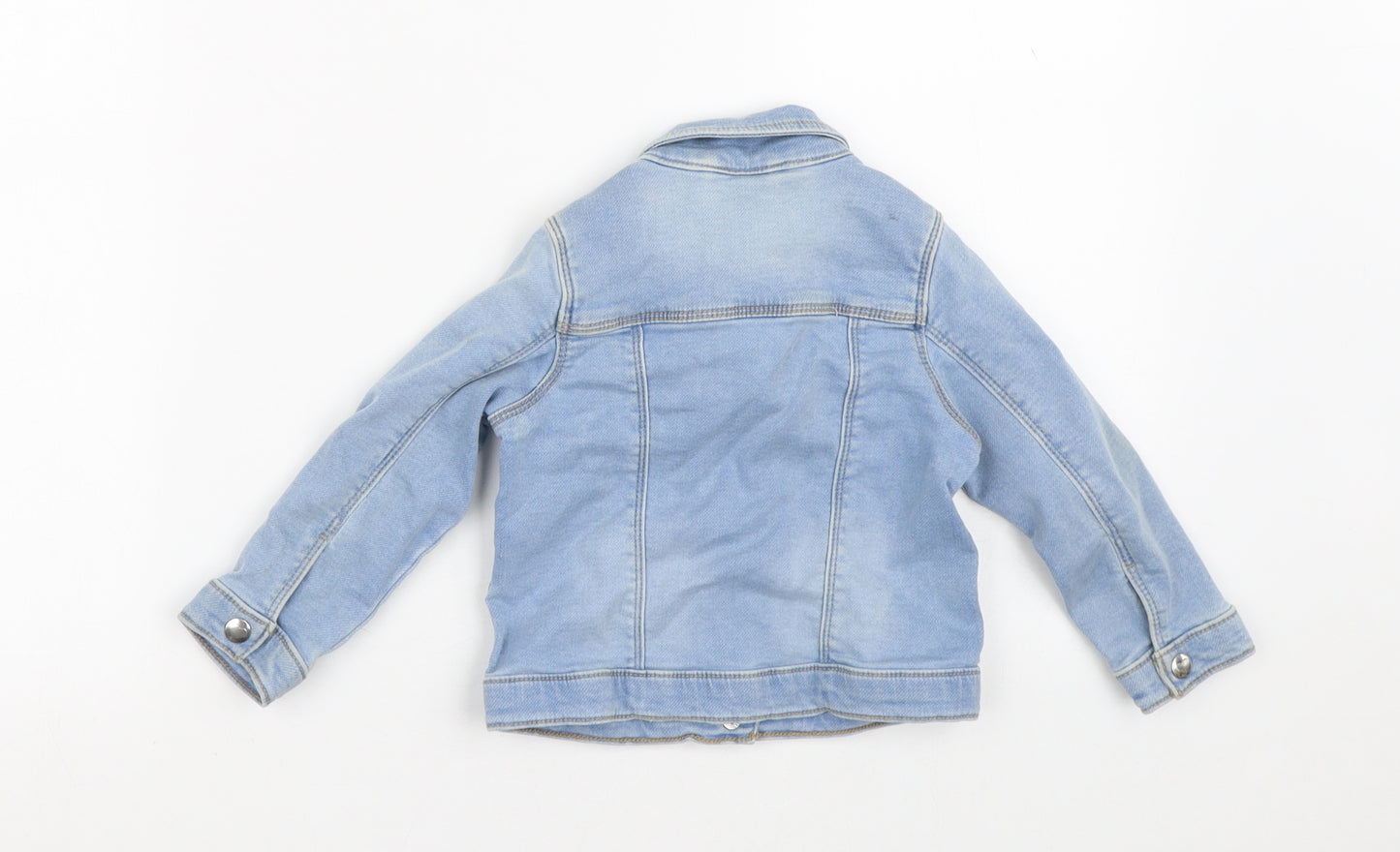 Matalan Girls Blue   Jacket  Size 2-3 Years  Button